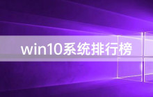 win10系统排行榜