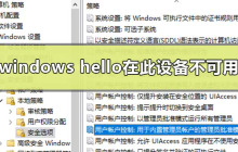 解决此设备上无法使用的Windows Hello问题