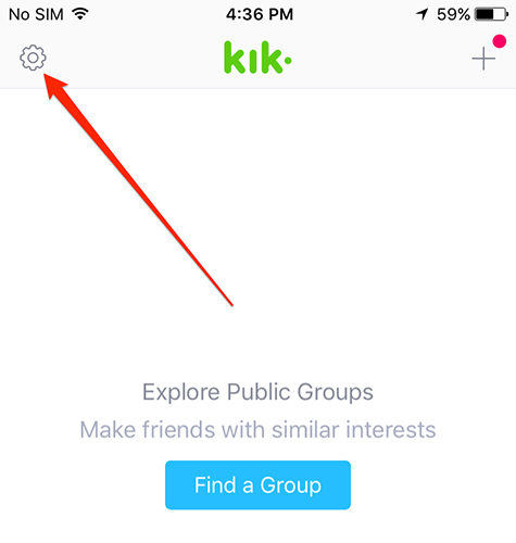如何在iPhone上更改Kik用户名