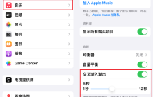 iOS17使用技巧：如何启用和使用Apple Music的淡入淡出功能