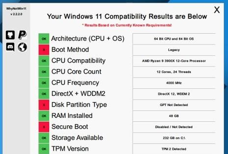 如何解决win11不支持的问题，即使已启用TPM？