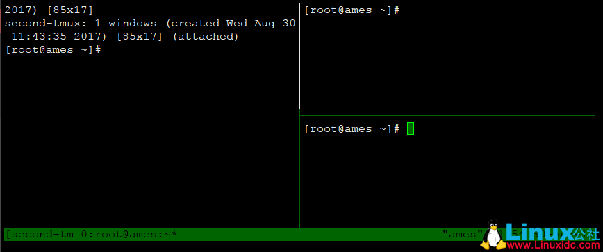 Tmux 终端命令行介绍