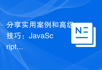 分享实用案例和高级技巧：JavaScript正则表达式的进阶应用