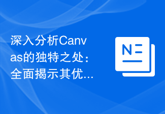 深入分析Canvas的獨特之處：全面揭示其優勢