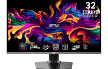 微星旗舰 QD-OLED 显示器 MPG 321URX 公布：31.5 英寸 4K 240Hz