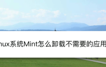 Linux Mint系统怎么卸载程序? Linux卸载不需要应用的技巧