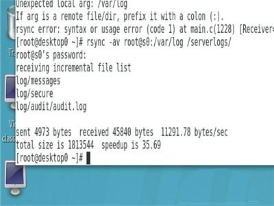 How to sync folders with remote system on Linux?