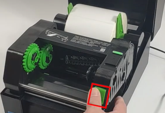 How to correctly install paper for TSC printers