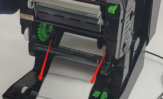 How to correctly install paper for TSC printers