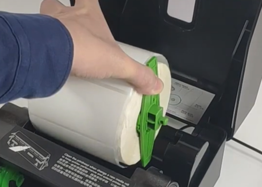 How to correctly install paper for TSC printers