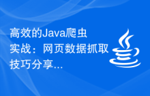 高效的Java爬虫实战：网页数据抓取技巧分享
