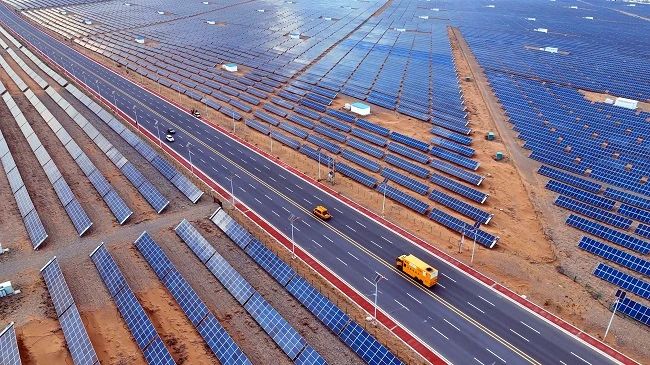 宁夏完成国家第一批 300 万千瓦“沙戈荒”光伏发电项目并网
