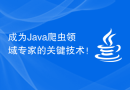 成为Java爬虫领域专家的关键技术！