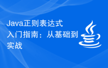 Java正则表达式入门指南：从基础到实战
