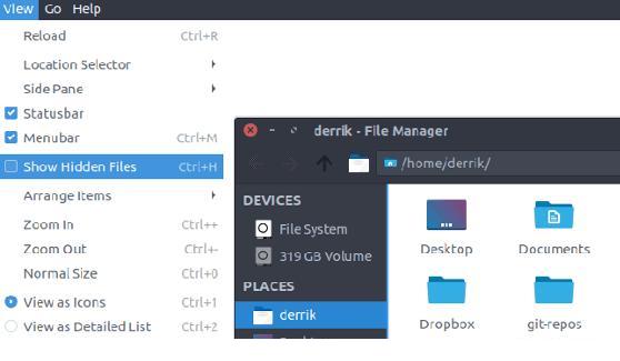 Linux系统中简便的隐藏文件和文件夹的技巧