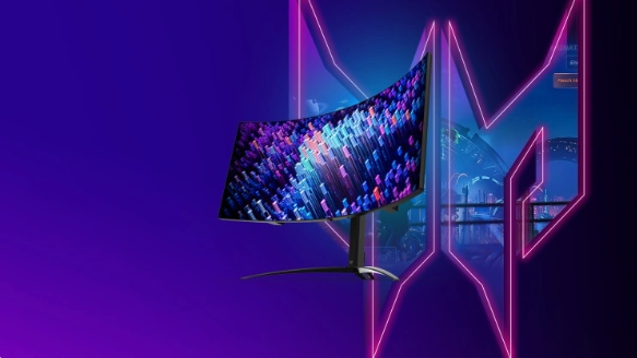 宏碁CES推出多款Predator新品显示器,满足各种视觉需求,包括曲面和OLED屏幕