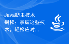 Java爬虫技术揭秘：掌握这些技术，轻松应对各种挑战
