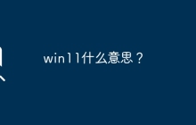 win11解释和含义详解