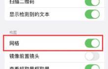 如何在苹果iPhone上启用九宫格构图功能？