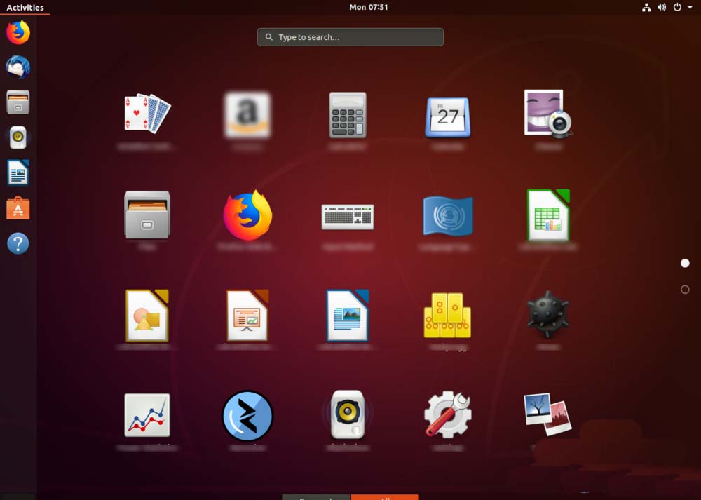 How to change the size of left sidebar icons in Ubuntu 18.04?