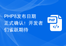 PHP8发布日期正式确认！开发者们雀跃期待