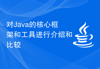 对Java的核心框架和工具进行介绍和比较