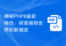 揭秘PHP8最新特性：探索编程世界的新潮流