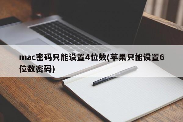 蘋果設備的密碼只能設定6位數