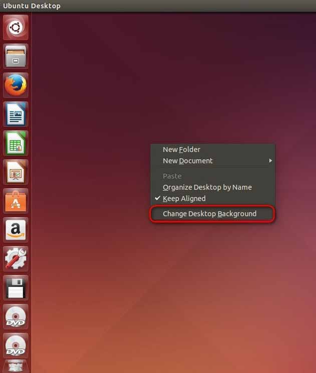 Adjust the size settings of the icon button on the left side of the Ubuntu system