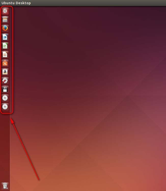 Adjust the size settings of the icon button on the left side of the Ubuntu system