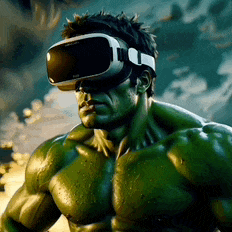 Bytes new generation video generation model makes the effect of Hulk wearing VR glasses better than Gen-2!