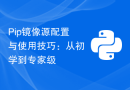 Pip镜像源配置与使用技巧：从初学到专家级