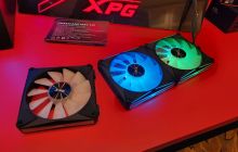 威刚展示支持正反翻转及磁吸连接的 XPG Hurricane MAG 120 散热风扇在 CES 展会上亮相