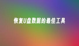 最佳工具用于恢复U盘数据