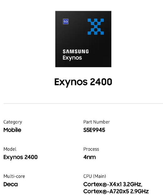 三星Exynos 2400处理器揭秘：4nm工艺与十核强劲心脏