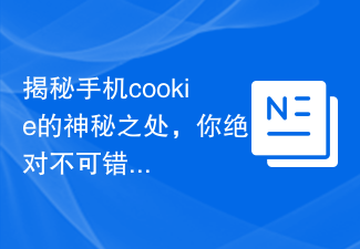 揭秘手機cookie的神秘之處，你絕對不可錯過！