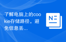 了解电脑上的cookie存储路径，避免信息丢失
