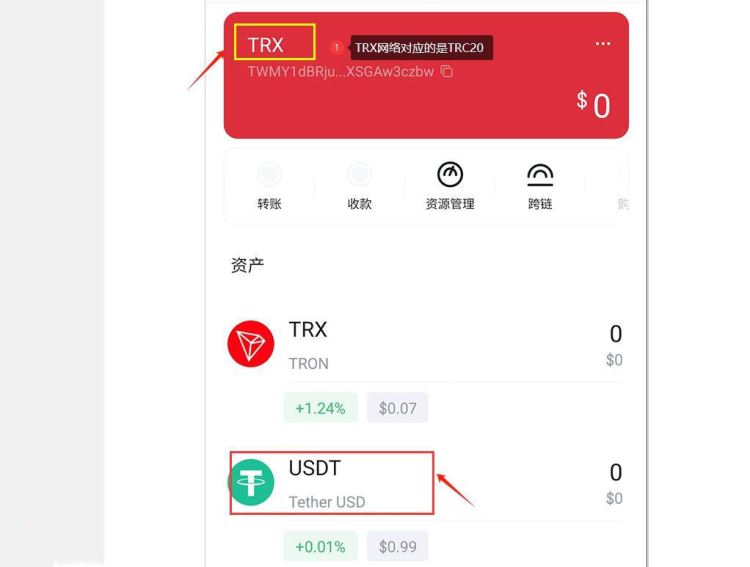 Cara membuat alamat dan tutorial pembayaran USDT