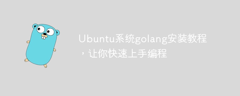 ubuntu系统golang安装教程，让你快速上手编程