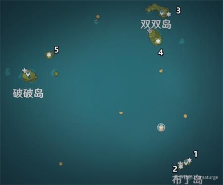 原神コンチの分布図は？