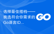 选择最佳搭档——挑选符合你需求的Go语言IDE