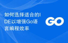 如何选择适合的IDE以增强Go语言编程效率