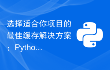 选择适合你项目的最佳缓存解决方案：Python常用的缓存库和工具