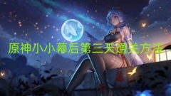 原神小小幕后第三天击败攻略
