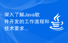 深入了解Java软件开发的工作流程和技术要求
