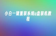 用U盘轻松实现一键重装系统的小白装机教程