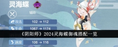 《阴阳师》2024灵海蝶御魂搭配一览