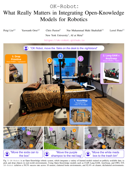 OK-Robot developed by Meta and New York University: tea-pouring robot has emerged