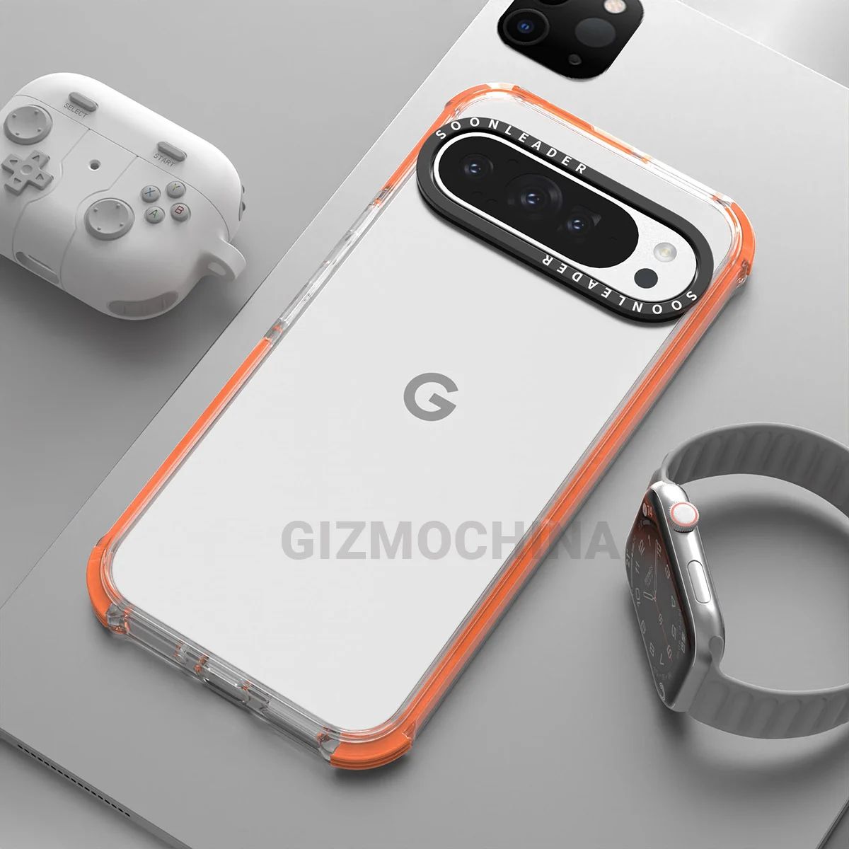 谷歌 Pixel 9 Pro 手机保护套渲染图曝光：药丸状相机岛设计