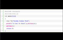 用strlen函数测量用户输入字符串的长度